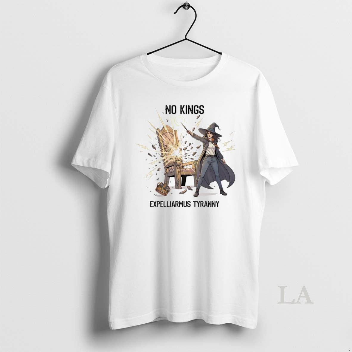 Original No Kings Expelliarmus Tyranny - Adult & Kids T-Shirts, Sweatshirts & Hoodies apparel design preview 1