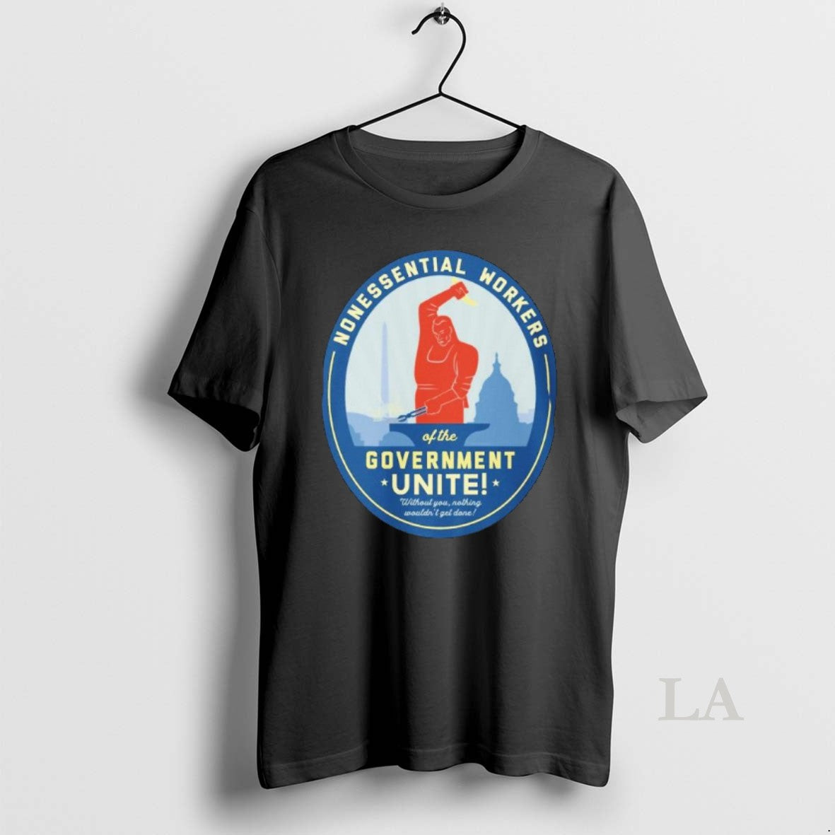 Original Nonessential Workers Of The Government Unite - Adult & Kids T-Shirts, Sweatshirts & Hoodies apparel design preview 1