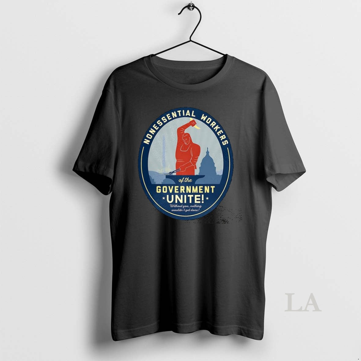 Original Nonessential Workers Of The Government Unite - Adult & Kids T-Shirts, Sweatshirts & Hoodies apparel design preview 1