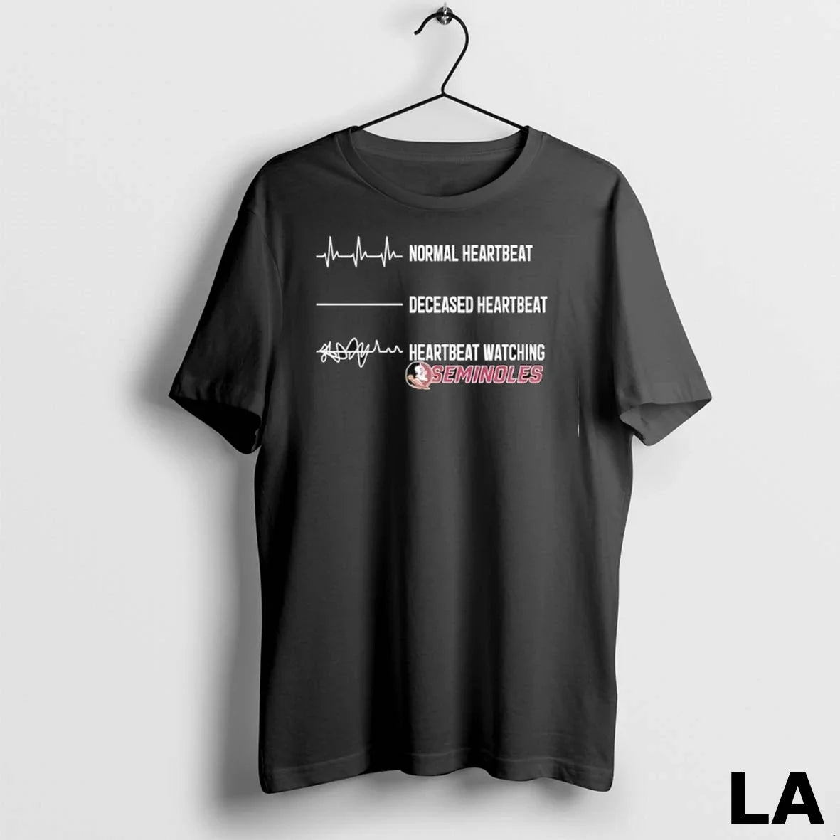 Original Normal Heartbeat Deceased Watching Florida - Adult & Kids T-Shirts, Sweatshirts & Hoodies apparel design preview 1