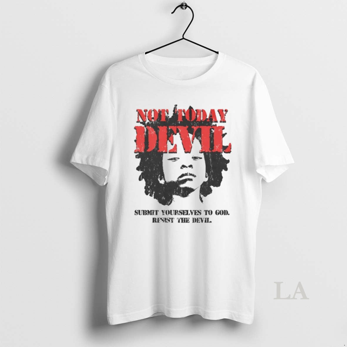 Original Not Today Devil Submit Yourselves To God - Adult & Kids T-Shirts, Sweatshirts & Hoodies apparel design preview 1