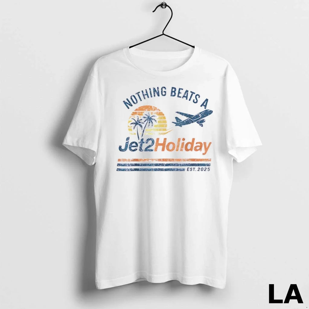 Original Nothing Beats A Jet2 Holiday Est 2025 - Adult & Kids T-Shirts, Sweatshirts & Hoodies apparel design preview 1