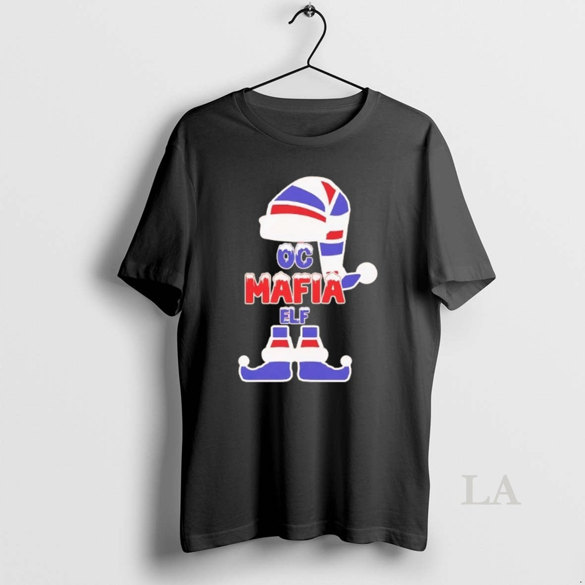 Original Oc Mafia Elf Bills Backers Christmas - Adult & Kids T-Shirts, Sweatshirts & Hoodies apparel design preview 1