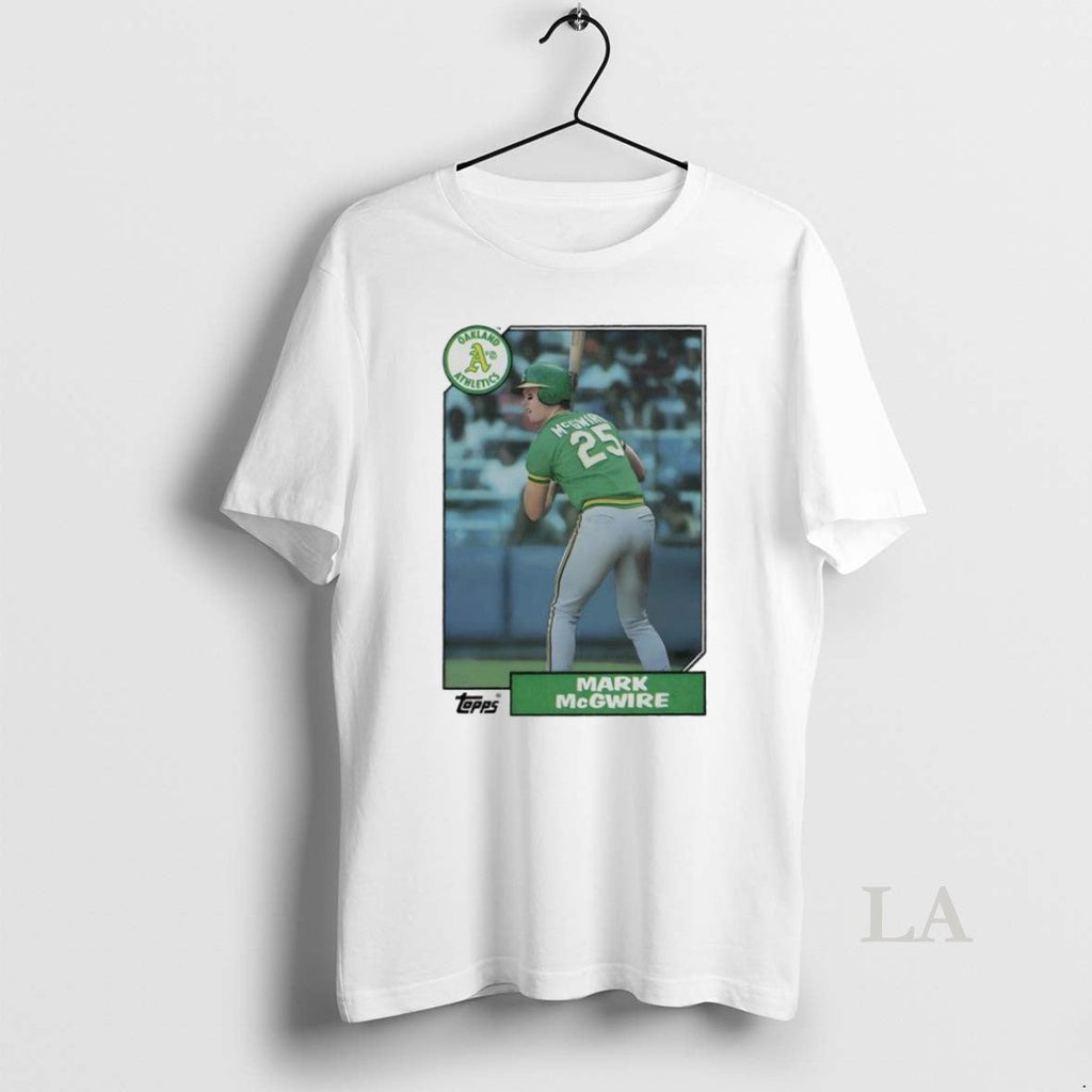 Original Oakland Athletics Mark Mcgwire Baseball Card - Adult & Kids T-Shirts, Sweatshirts & Hoodies apparel design preview 1