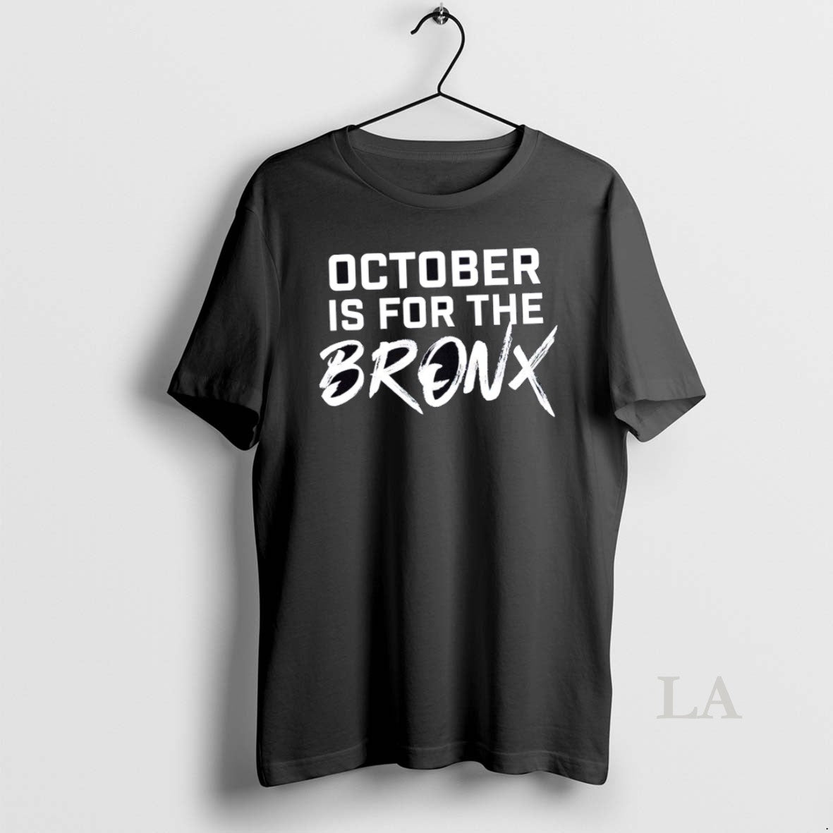 Original October Is For The Bronx Text - Adult & Kids T-Shirts, Sweatshirts & Hoodies apparel design preview 1