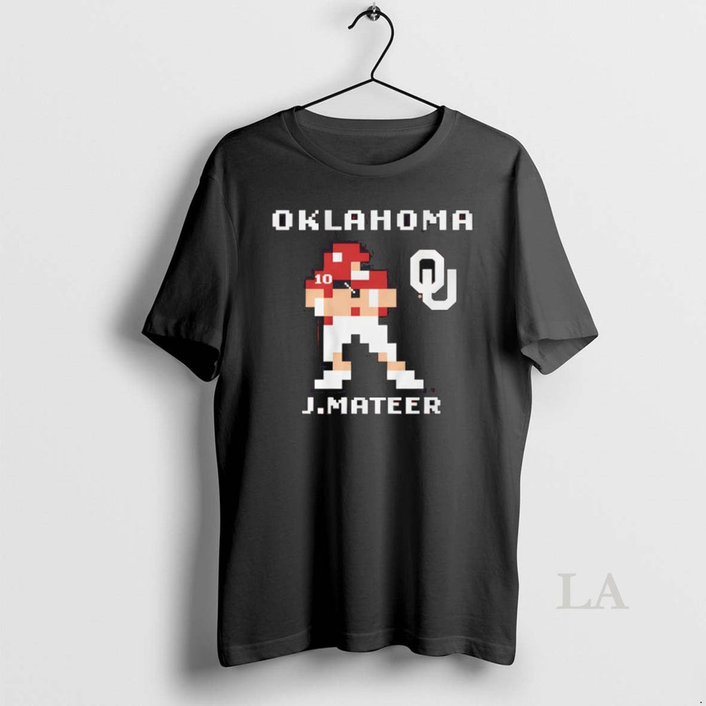 Original Oklahoma Sooners John Mateer Football - Adult & Kids T-Shirts, Sweatshirts & Hoodies apparel design preview 1