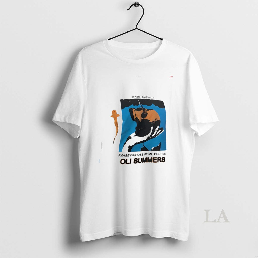 Original Oli Summers When I Am Empty Please Dispose - Adult & Kids T-Shirts, Sweatshirts & Hoodies apparel design preview 1