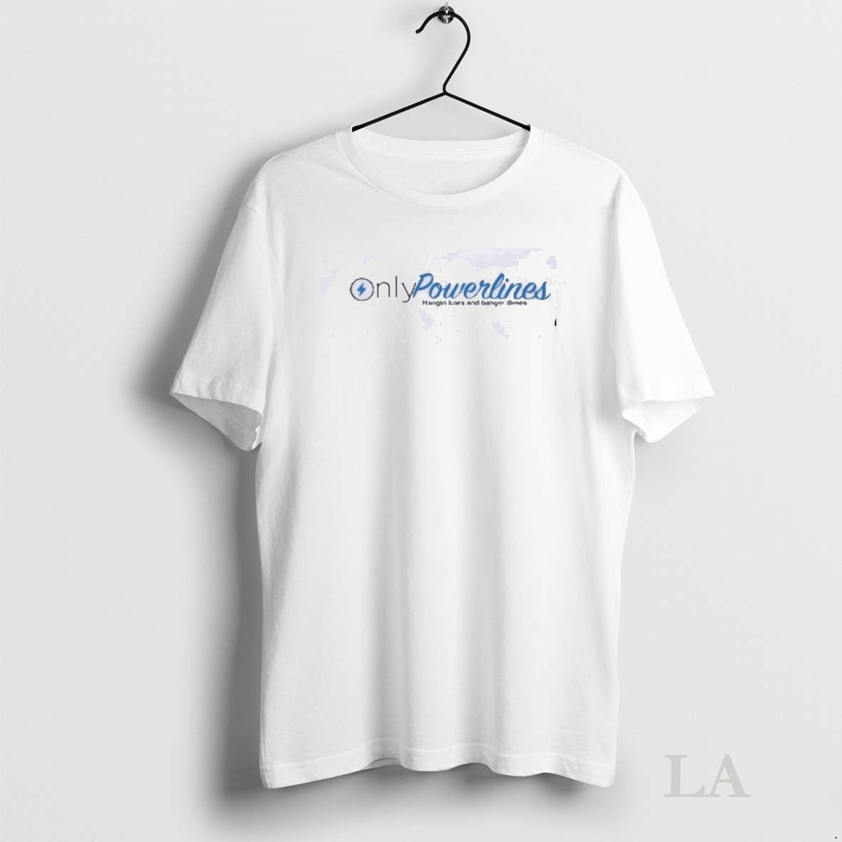 Original Onlypowerlines Lineman Funny - Adult & Kids T-Shirts, Sweatshirts & Hoodies apparel design preview 1
