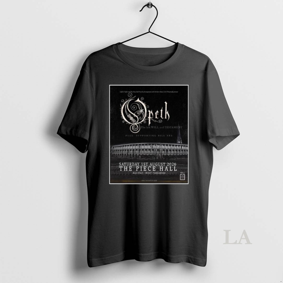 Original Opeth The Piece Hall Concert August 1 2026 - Adult & Kids T-Shirts, Sweatshirts & Hoodies apparel design preview 1