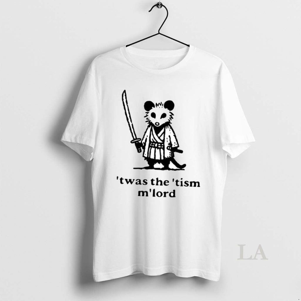 Original Opossum Samurai Twas The Tism Mlord Ceramic - Adult & Kids T-Shirts, Sweatshirts & Hoodies apparel design preview 1