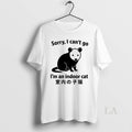 Original Opossum Sorry I Cant Go Im An Indoor Cat - Adult & Kids T-Shirts, Sweatshirts & Hoodies apparel design preview 1