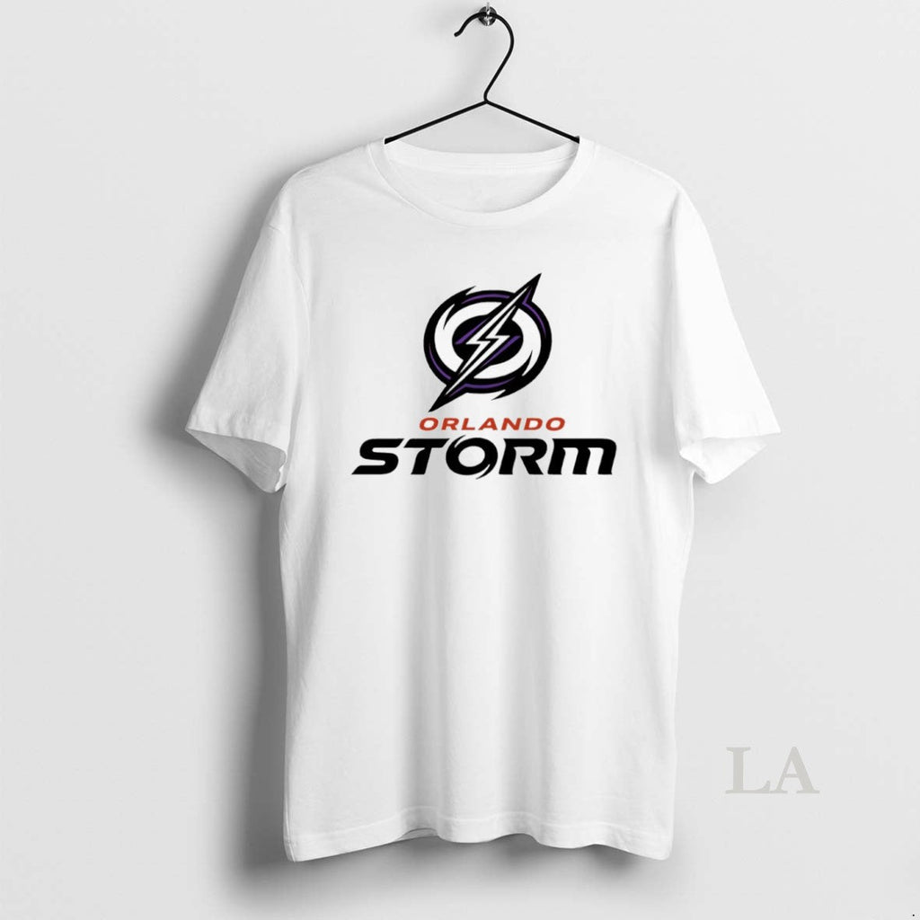 Original Orlando Storm Lockup Logo - Adult & Kids T-Shirts, Sweatshirts & Hoodies apparel design preview 1