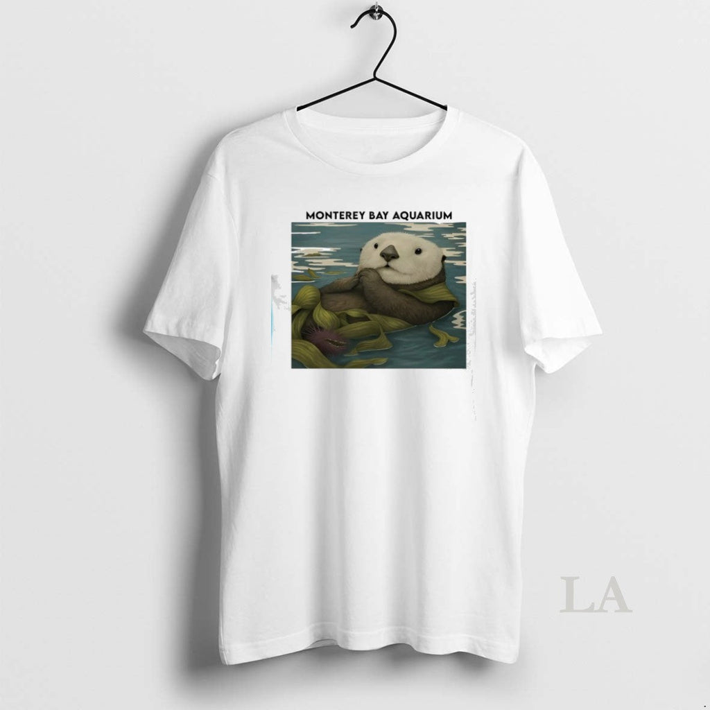 Original Otter Monterey Bay Aquarium - Adult & Kids T-Shirts, Sweatshirts & Hoodies apparel design preview 1