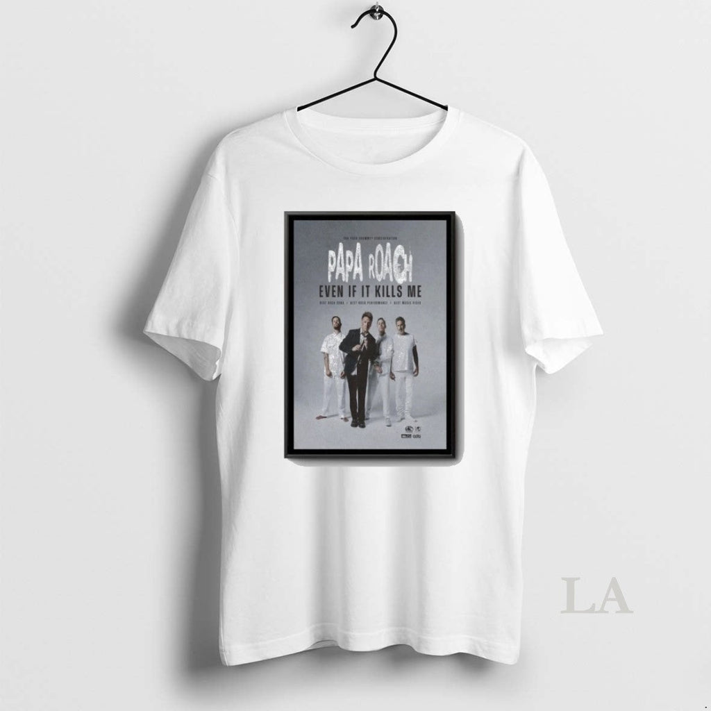 Original Papa Roach Even If It Kills Me Tour 2025 - Adult & Kids T-Shirts, Sweatshirts & Hoodies apparel design preview 1