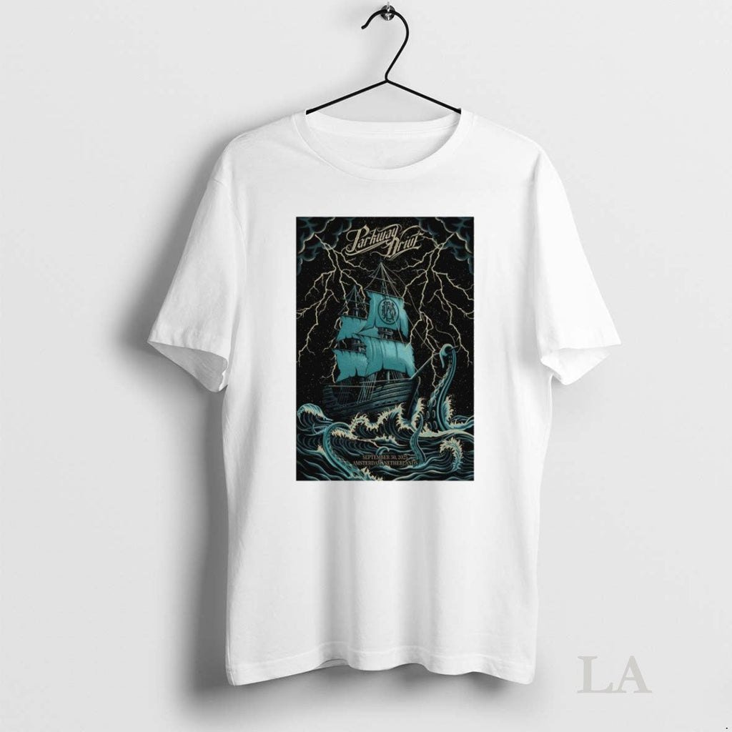 Original Parkway Drive September 30 2025 Amsterdam - Adult & Kids T-Shirts, Sweatshirts & Hoodies apparel design preview 1