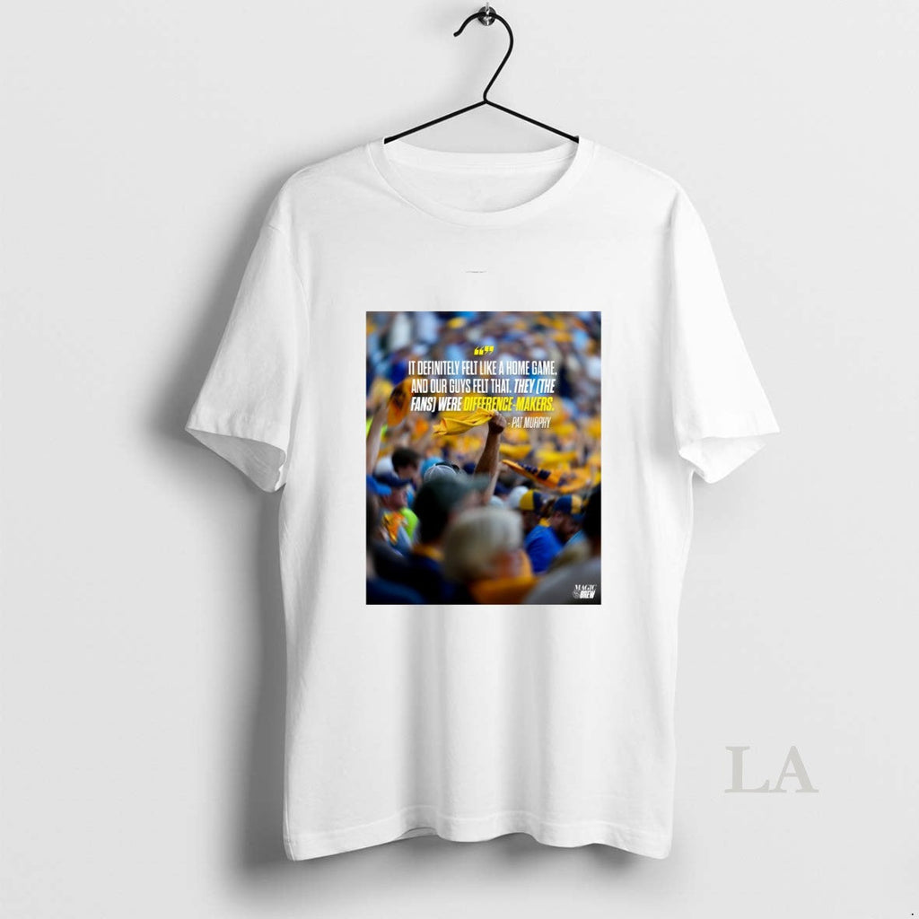 Original Pat Murphy Milwaukee Brewers It Definitely - Adult & Kids T-Shirts, Sweatshirts & Hoodies apparel design preview 1