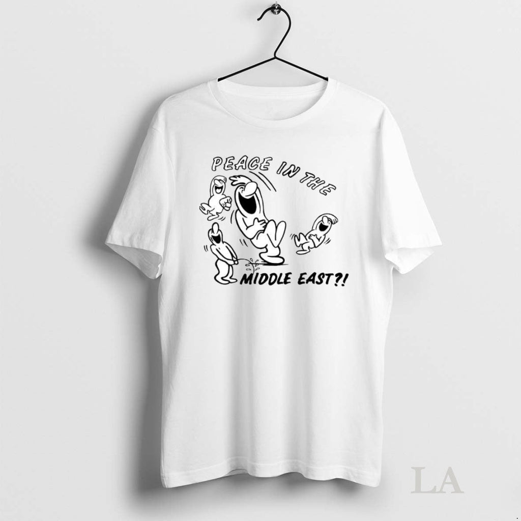 Original Peace In The Middle East Funny Cartoon - Adult & Kids T-Shirts, Sweatshirts & Hoodies apparel design preview 1