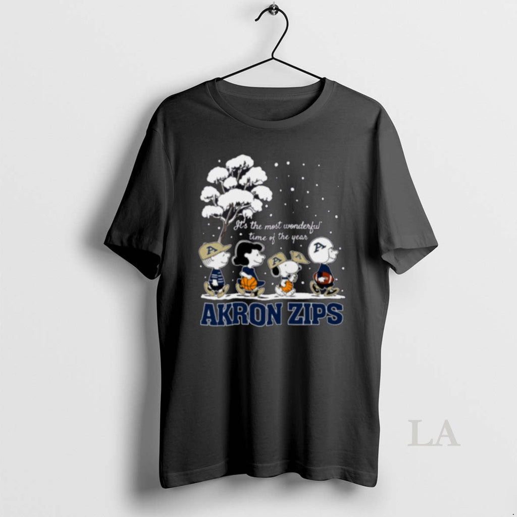 Original Peanuts Akron Zips Winter Its The Most - Adult & Kids T-Shirts, Sweatshirts & Hoodies apparel design preview 1