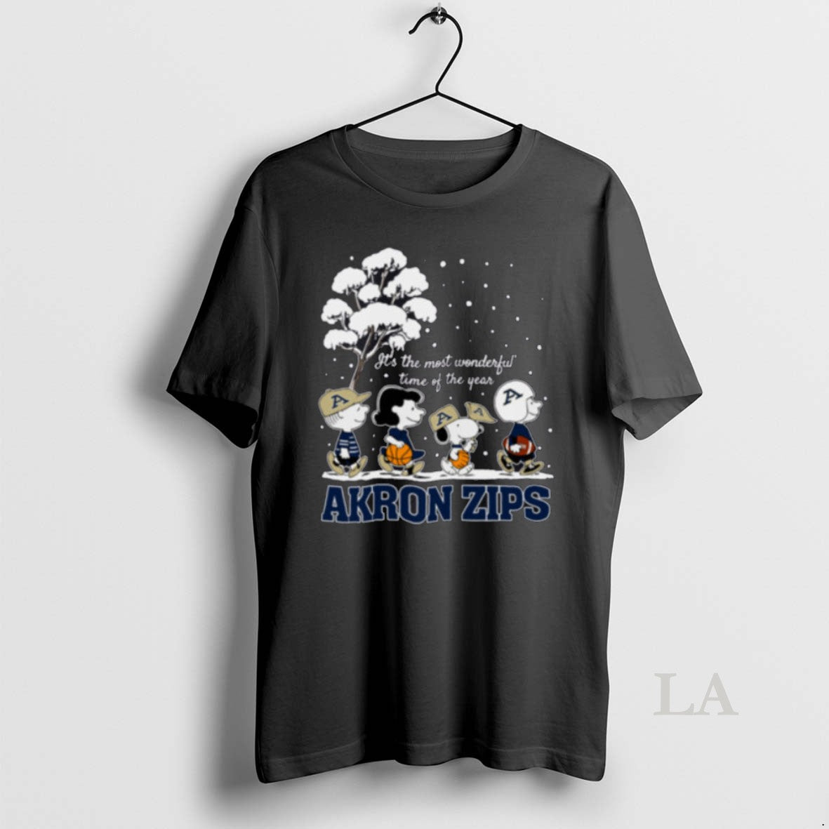 Original Peanuts Akron Zips Winter Its The Most - Adult & Kids T-Shirts, Sweatshirts & Hoodies apparel design preview 1