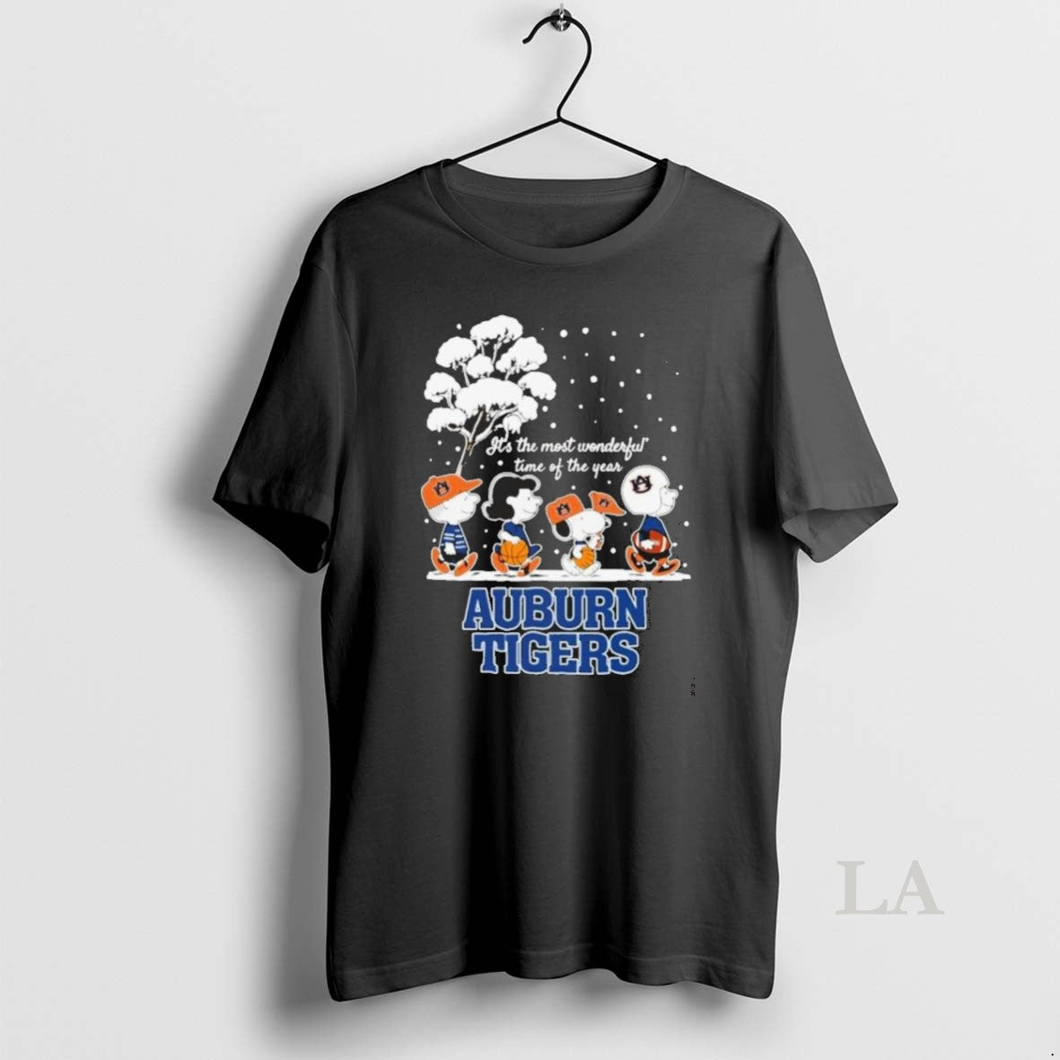 Original Peanuts Auburn Tigers Winter Its The Most - Adult & Kids T-Shirts, Sweatshirts & Hoodies apparel design preview 1