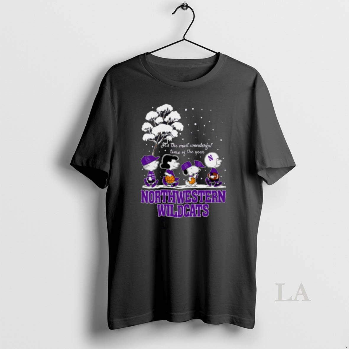 Original Peanuts Northwestern Wildcats Winter Its The - Adult & Kids T-Shirts, Sweatshirts & Hoodies apparel design preview 1