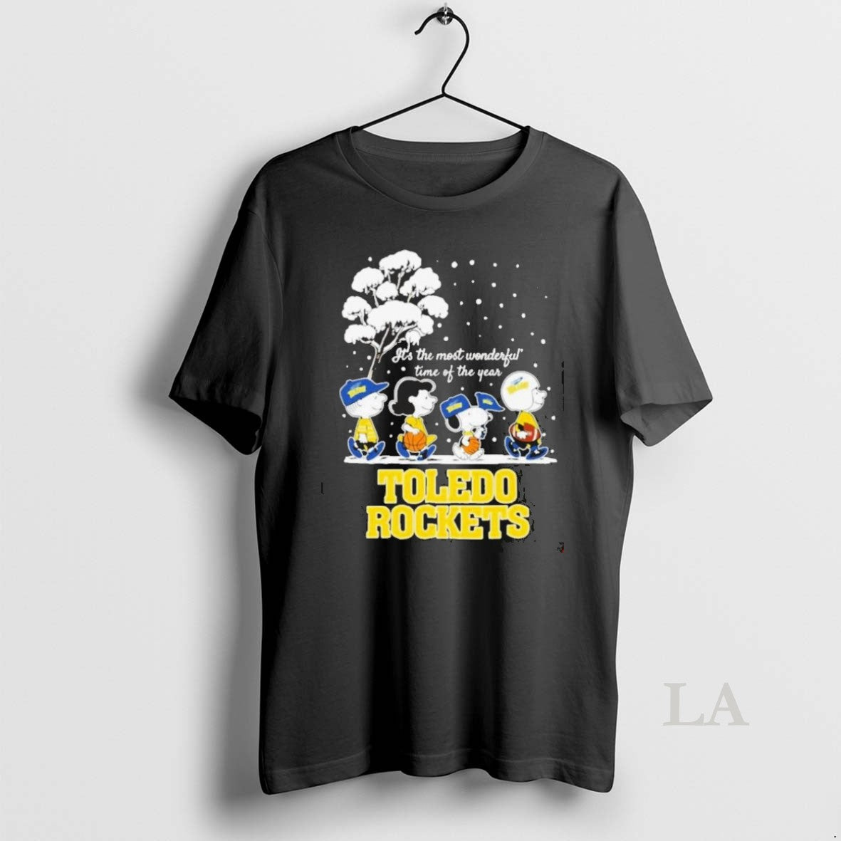 Original Peanuts Toledo Rockets Winter Its The Most - Adult & Kids T-Shirts, Sweatshirts & Hoodies apparel design preview 1