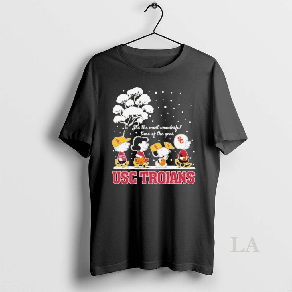 Original Peanuts Usc Trojans Winter Its The Most - Adult & Kids T-Shirts, Sweatshirts & Hoodies apparel design preview 1
