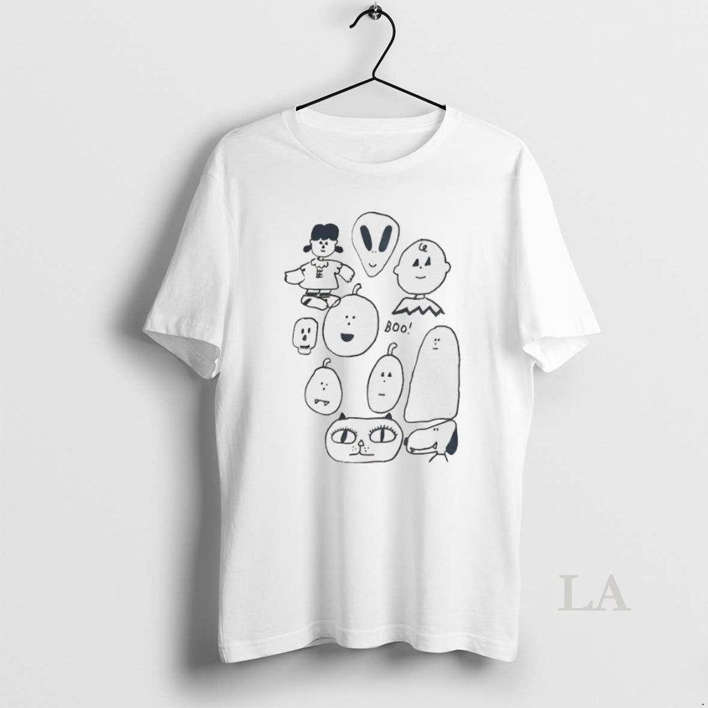 Original Peanuts Characters X Alien Boo - Adult & Kids T-Shirts, Sweatshirts & Hoodies apparel design preview 1