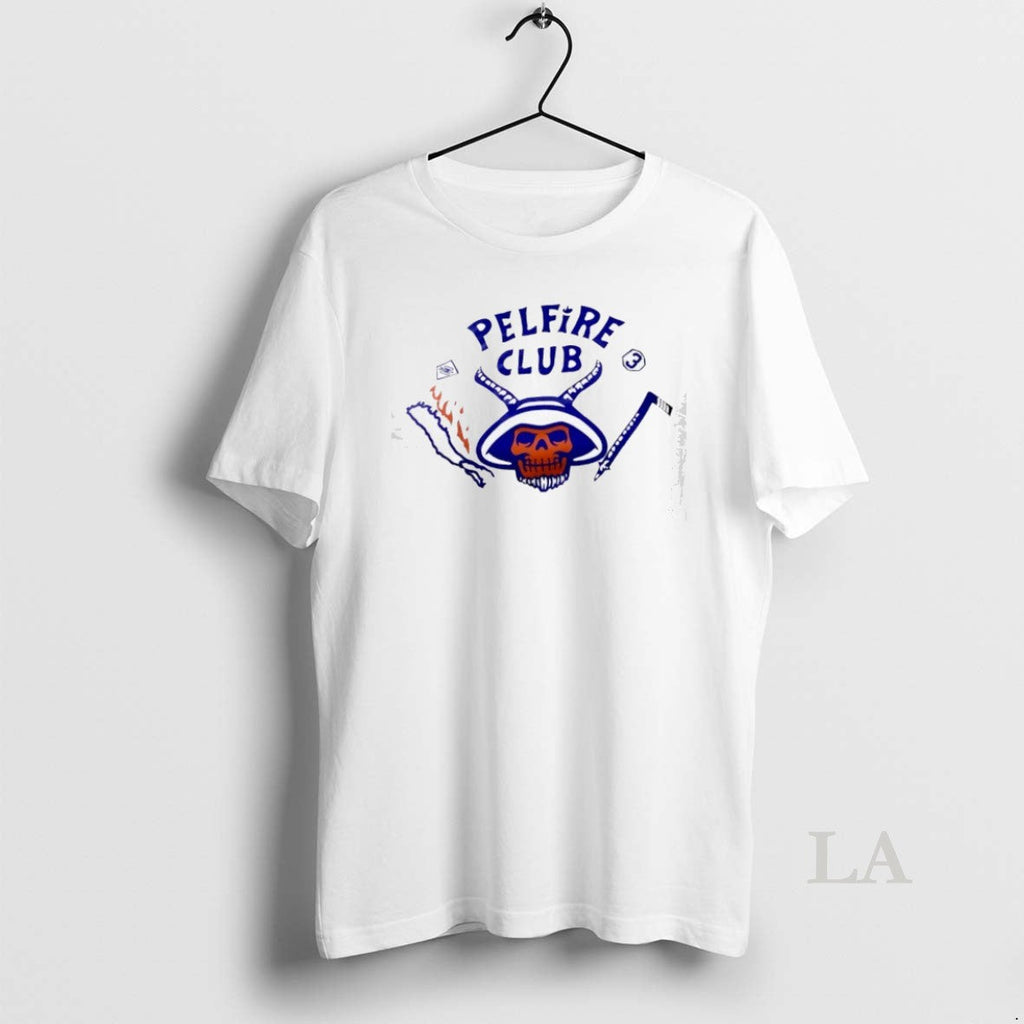 Original Pelfire Club Skull Bridgeport Islanders - Adult & Kids T-Shirts, Sweatshirts & Hoodies apparel design preview 1