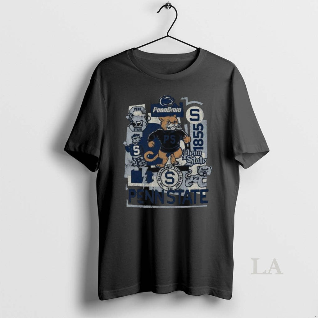 Original Penn State Vintage Vault Logo Long Sleve - Adult & Kids T-Shirts, Sweatshirts & Hoodies apparel design preview 1