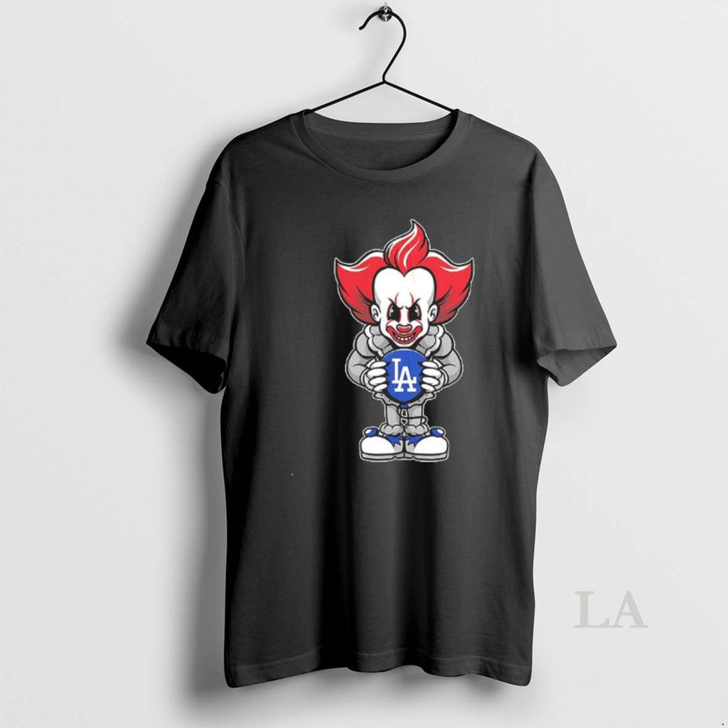 Original Pennywise Los Angeles Dodgers Halloween - Adult & Kids T-Shirts, Sweatshirts & Hoodies apparel design preview 1