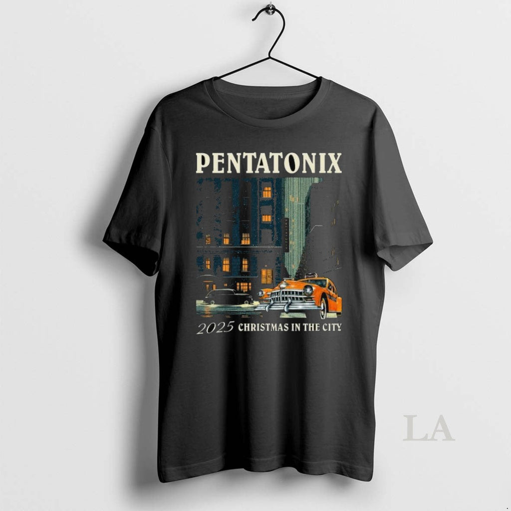 Original Pentatonix 2025 Christmas In The City Long - Adult & Kids T-Shirts, Sweatshirts & Hoodies apparel design preview 1