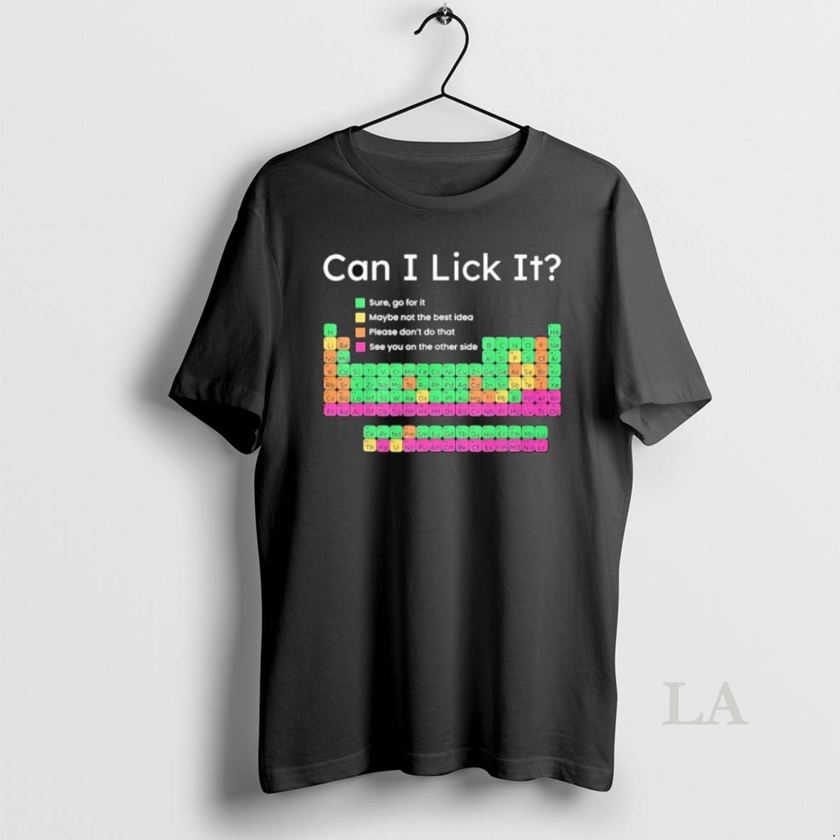Original Periodic Table Can I Lick It - Adult & Kids T-Shirts, Sweatshirts & Hoodies apparel design preview 1