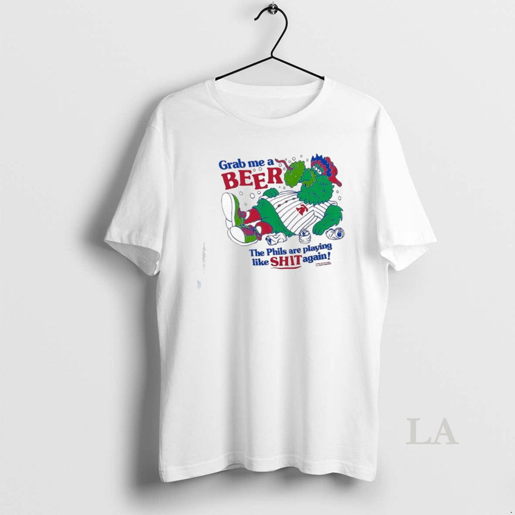 Original Phanatic Philadelphia Phillies Mascot Grab - Adult & Kids T-Shirts, Sweatshirts & Hoodies apparel design preview 1
