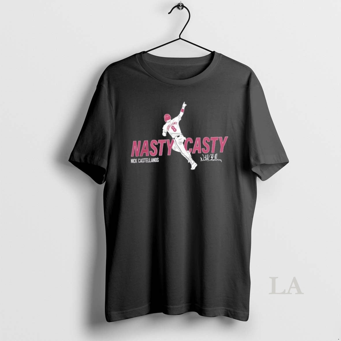Original Philadelphia Phillies Nick Castellanos Nasty - Adult & Kids T-Shirts, Sweatshirts & Hoodies apparel design preview 1