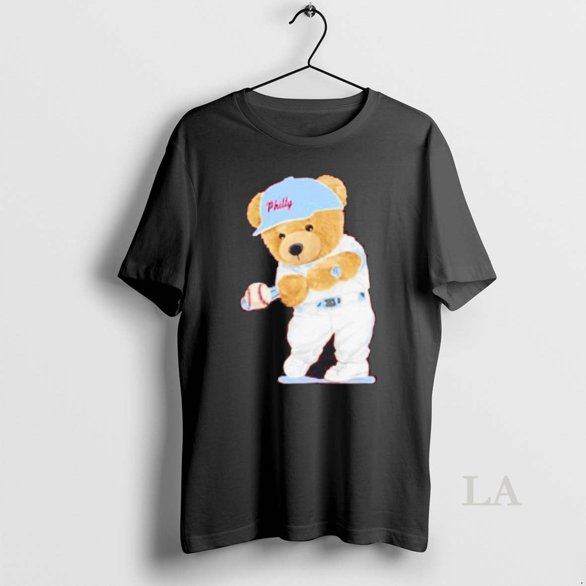 Original Philadelphia Phillies Slugger Bear Red - Adult & Kids T-Shirts, Sweatshirts & Hoodies apparel design preview 1
