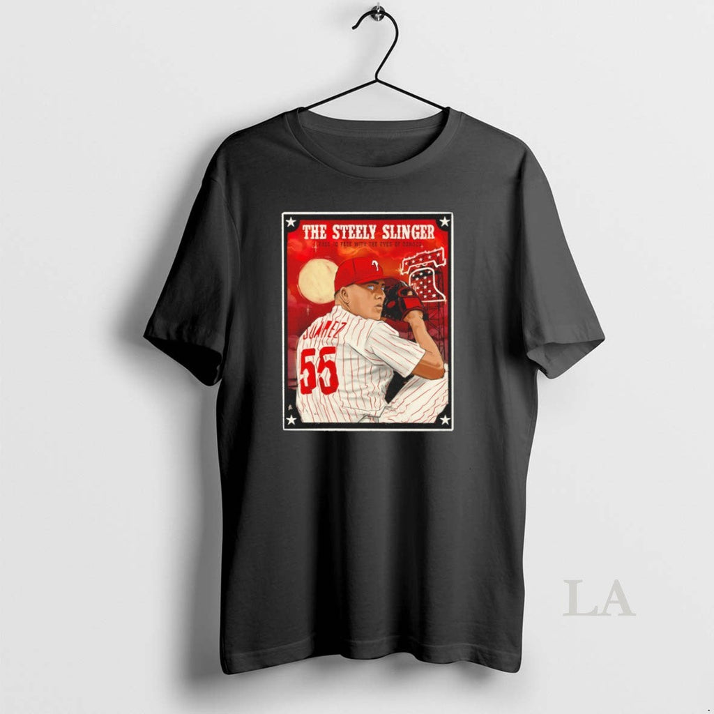 Original Phillies Ranger Suarez The Steely Slinger - Adult & Kids T-Shirts, Sweatshirts & Hoodies apparel design preview 1