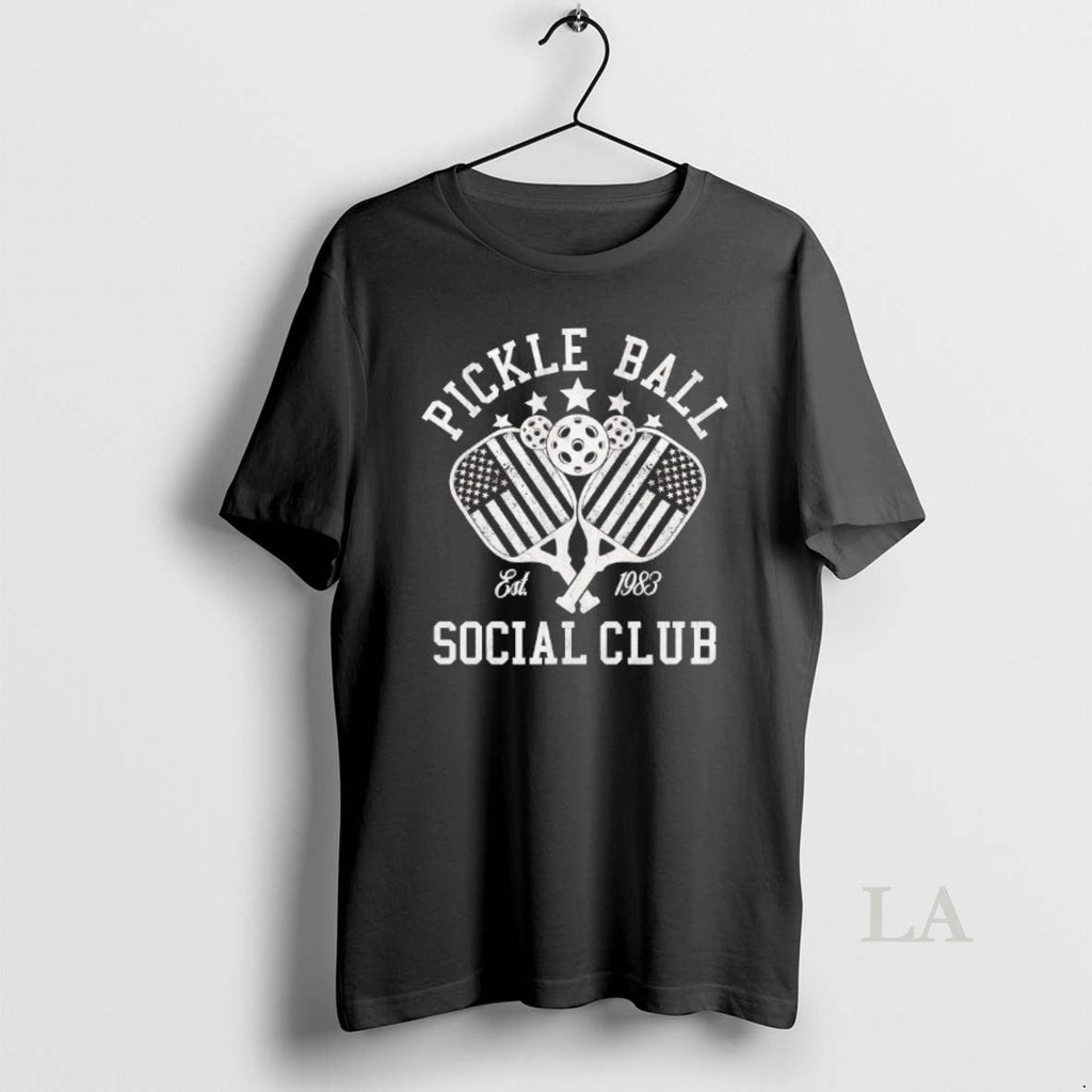Original Pickleball Social Club Est 1983 - Adult & Kids T-Shirts, Sweatshirts & Hoodies apparel design preview 1
