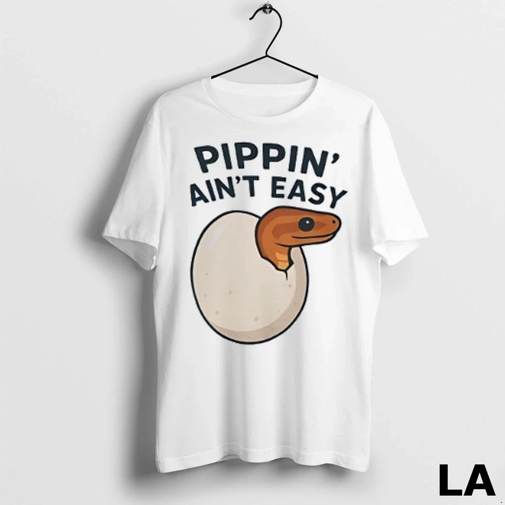 Original Pippin Aint Easy Snake - Adult & Kids T-Shirts, Sweatshirts & Hoodies apparel design preview 1