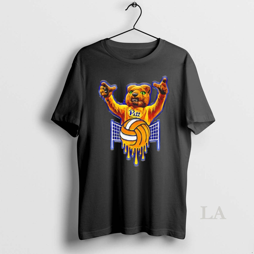Original Pittsburgh Panthers Womens Volleyball Roc - Adult & Kids T-Shirts, Sweatshirts & Hoodies apparel design preview 1