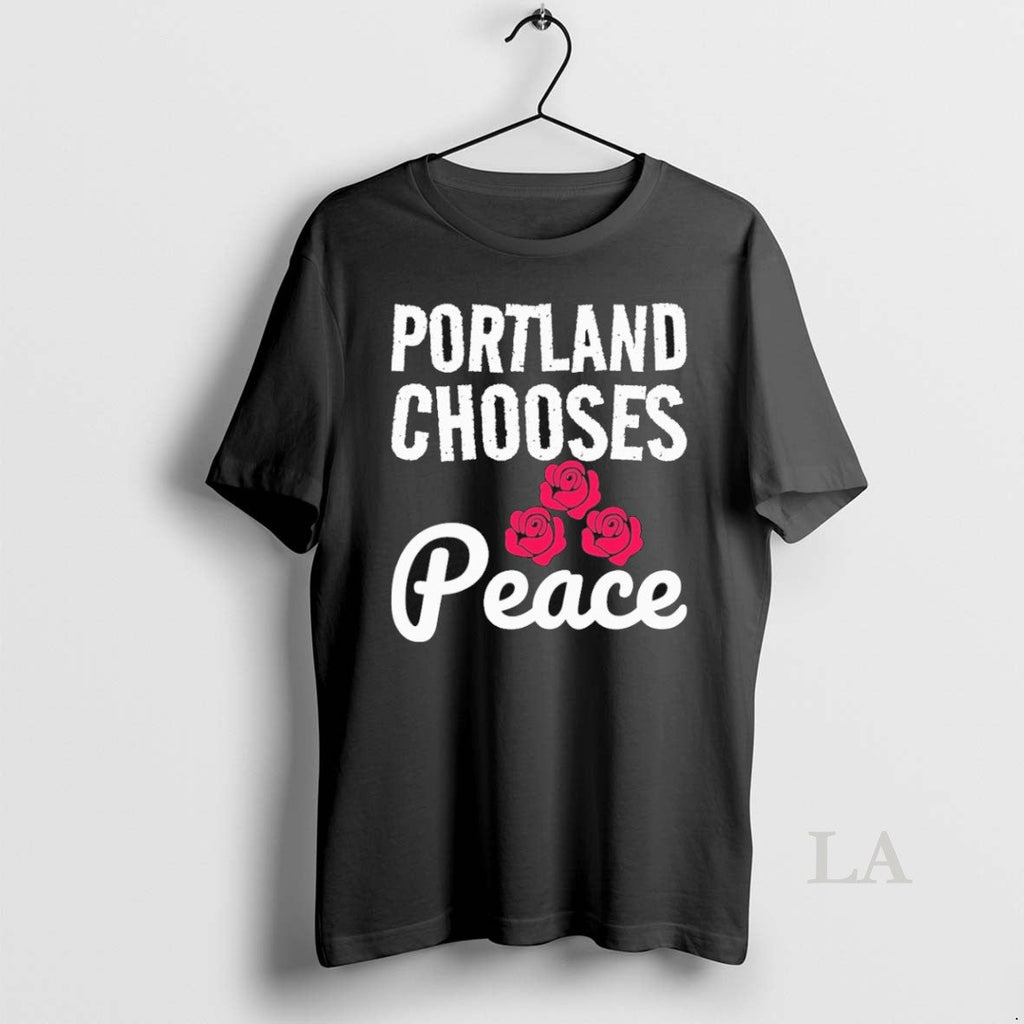 Original Portland Chooses Peace Anti Ice - Adult & Kids T-Shirts, Sweatshirts & Hoodies apparel design preview 1