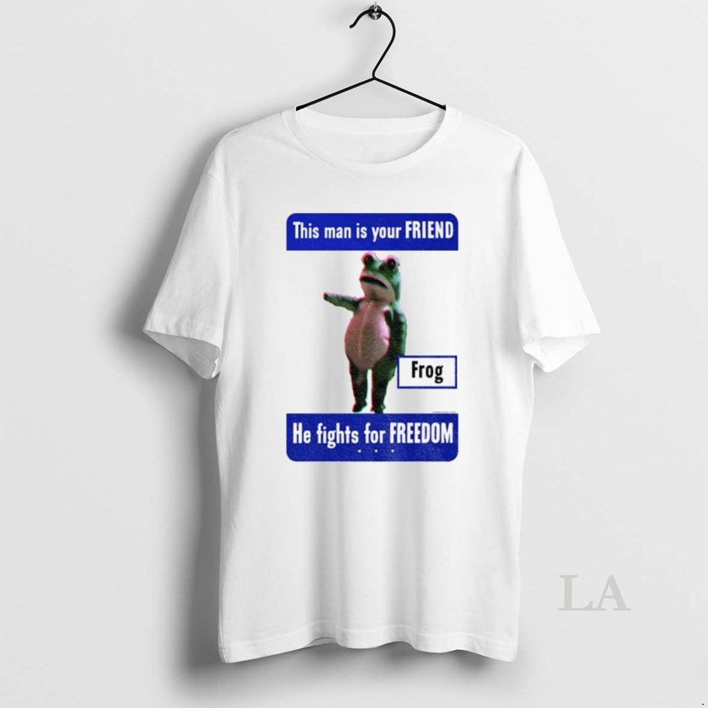 Original Portland Frog Anti Ice This Man Is Your - Adult & Kids T-Shirts, Sweatshirts & Hoodies apparel design preview 1
