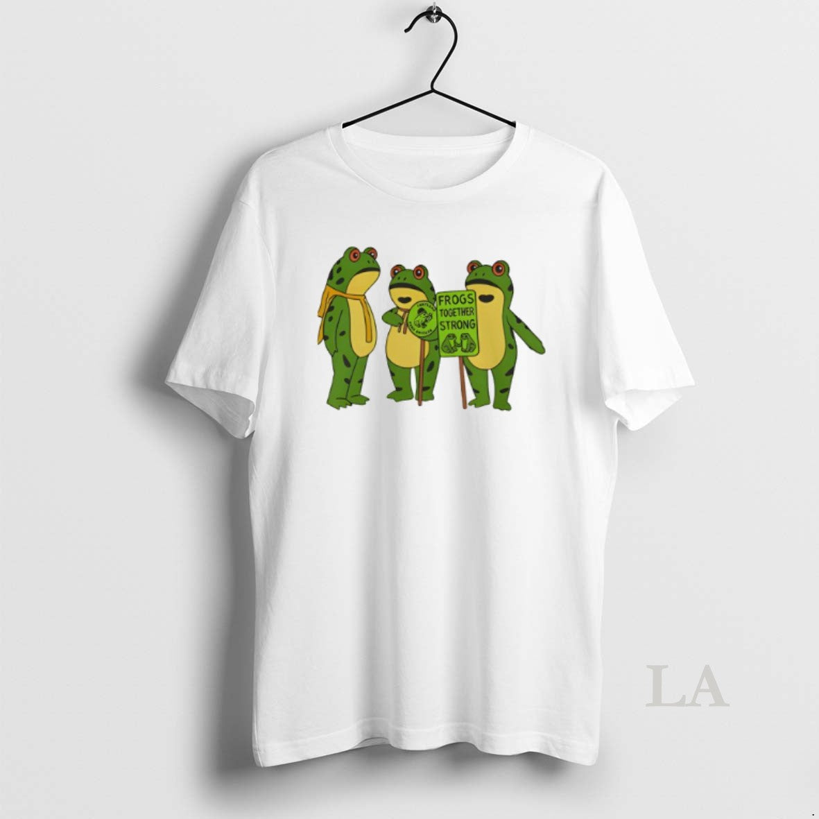 Original Portland Frog Brigade Oregon Frogs Together - Adult & Kids T-Shirts, Sweatshirts & Hoodies apparel design preview 1