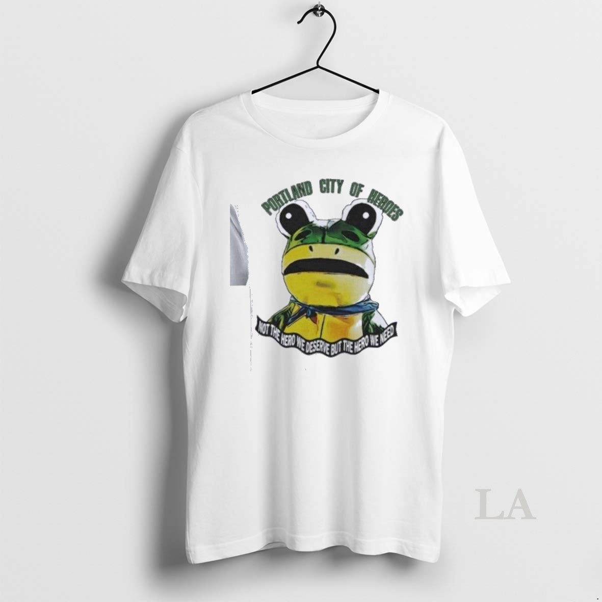 Original Portland Frog City Of Heroes Not The Hero We - Adult & Kids T-Shirts, Sweatshirts & Hoodies apparel design preview 1