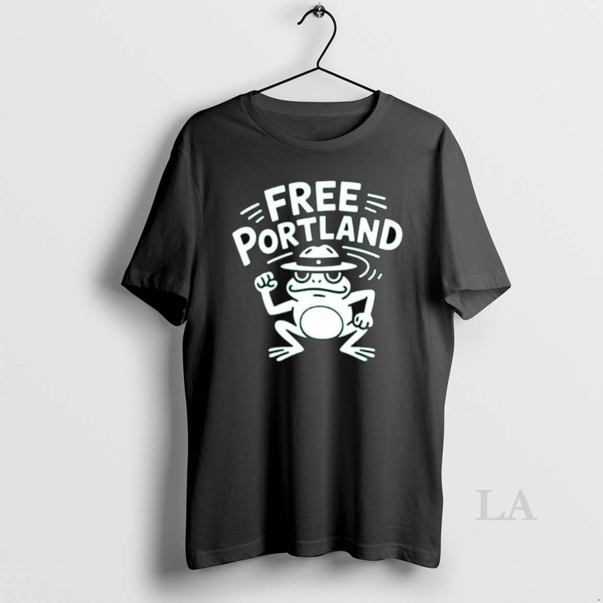 Original Portland Frog Free Long Sleve - Adult & Kids T-Shirts, Sweatshirts & Hoodies apparel design preview 1