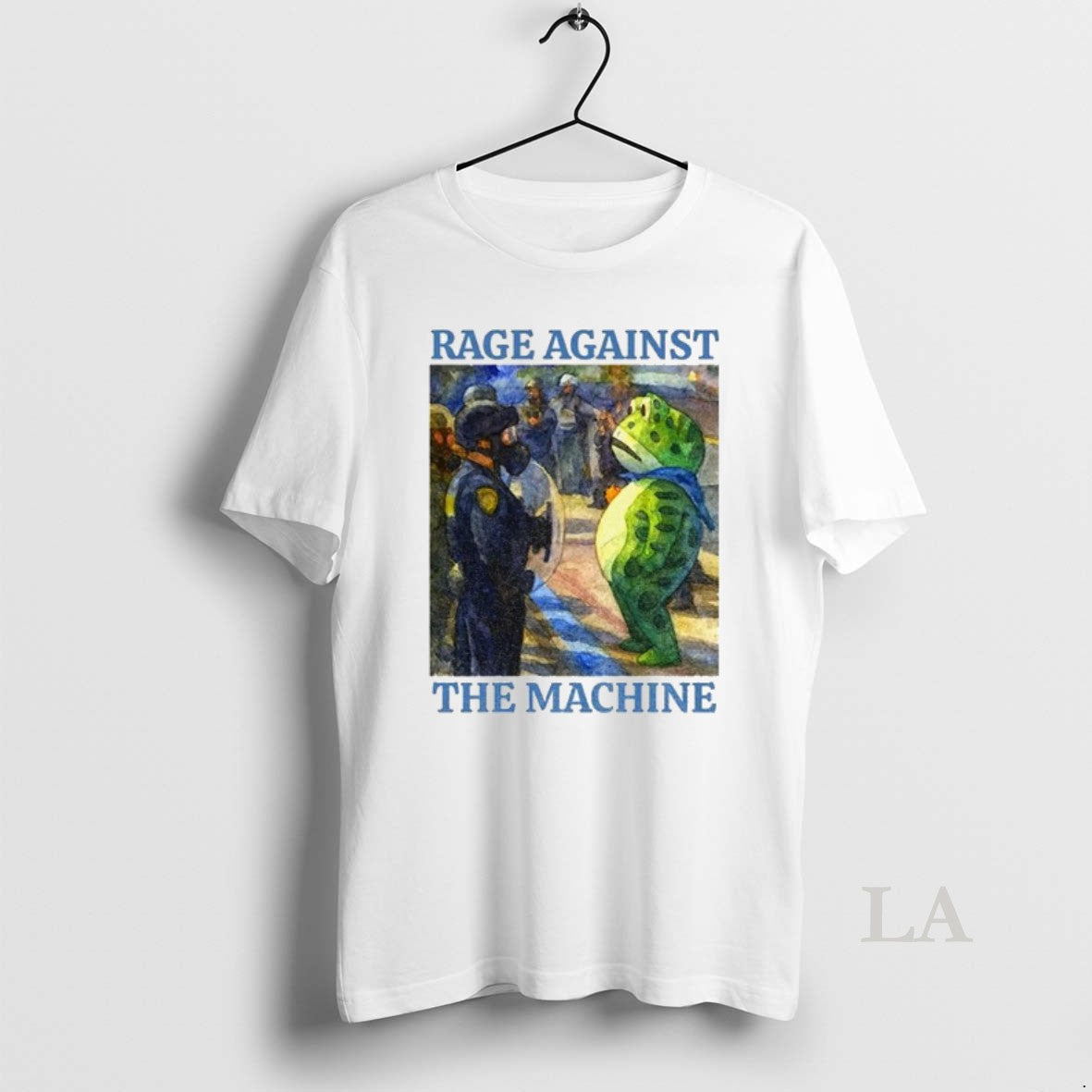 Original Portland Frog Protest Rage Against The - Adult & Kids T-Shirts, Sweatshirts & Hoodies apparel design preview 1