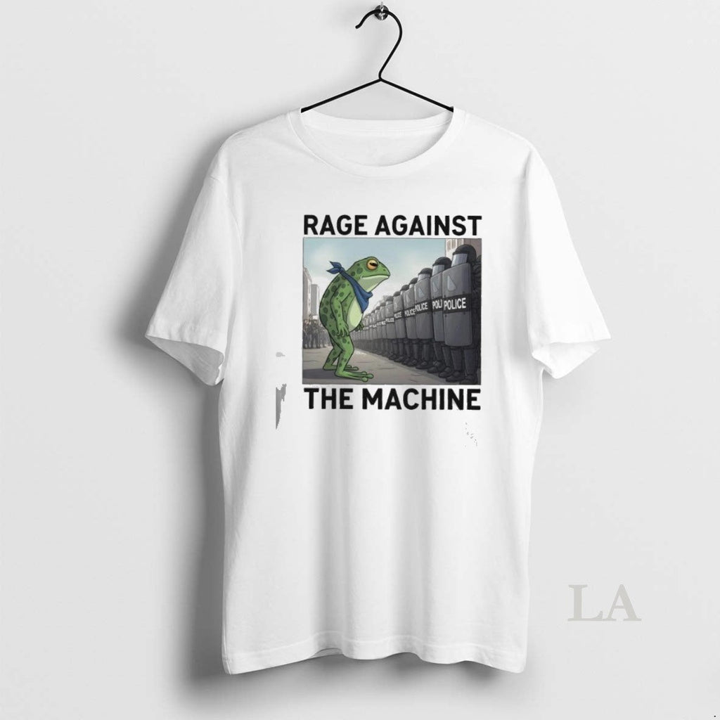 Original Portland Frog Protest Rage Against The - Adult & Kids T-Shirts, Sweatshirts & Hoodies apparel design preview 1
