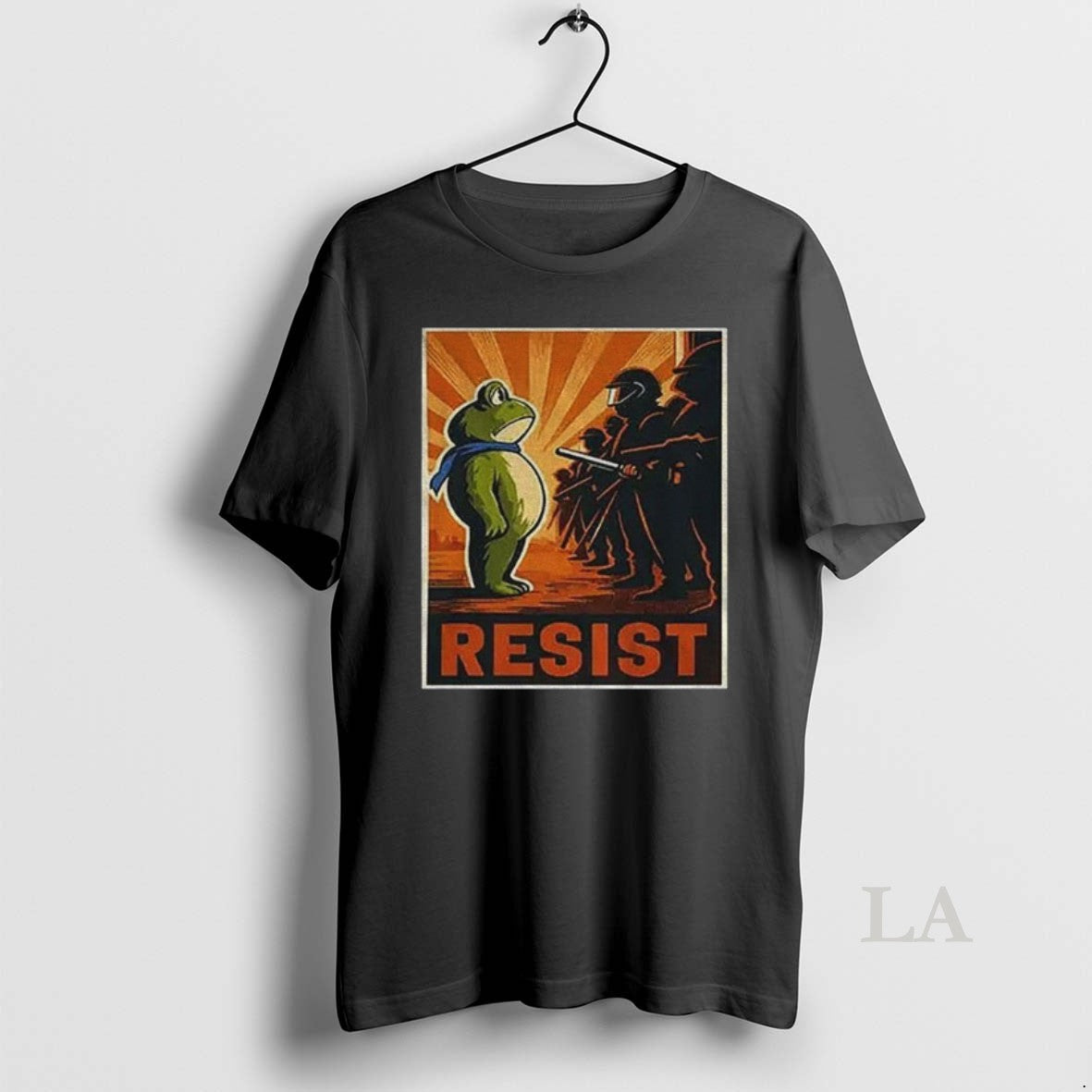 Original Portland Frog Protest Resist Anti Ice Trump - Adult & Kids T-Shirts, Sweatshirts & Hoodies apparel design preview 1