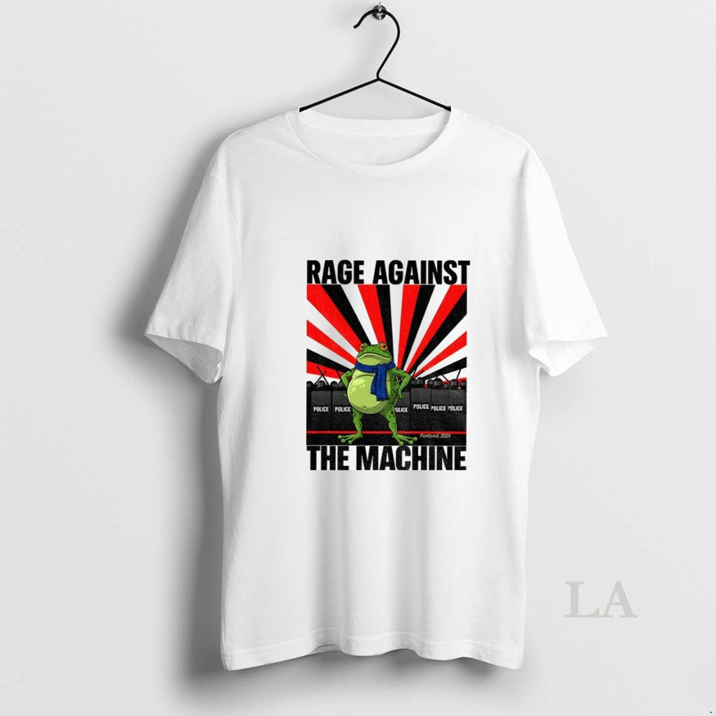 Original Portland Frog Rage Against The Machine - Adult & Kids T-Shirts, Sweatshirts & Hoodies apparel design preview 1