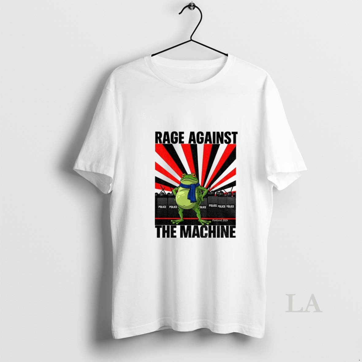 Original Portland Frog Rage Against The Machine - Adult & Kids T-Shirts, Sweatshirts & Hoodies apparel design preview 1